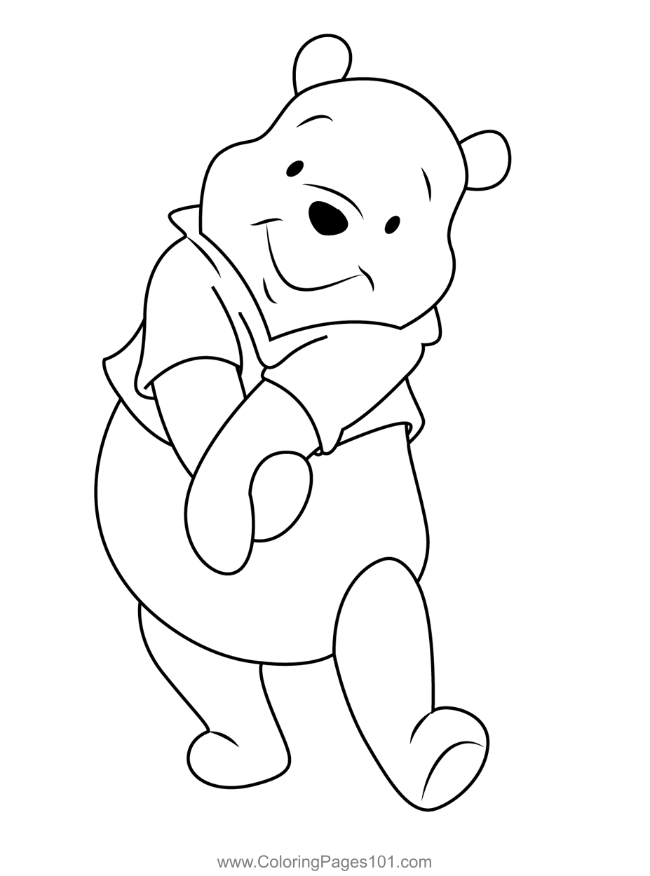 free printable coloring pages of winnie the pooh