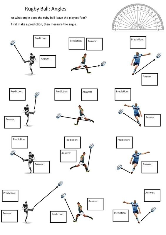 Pool Table Geometry Worksheet
