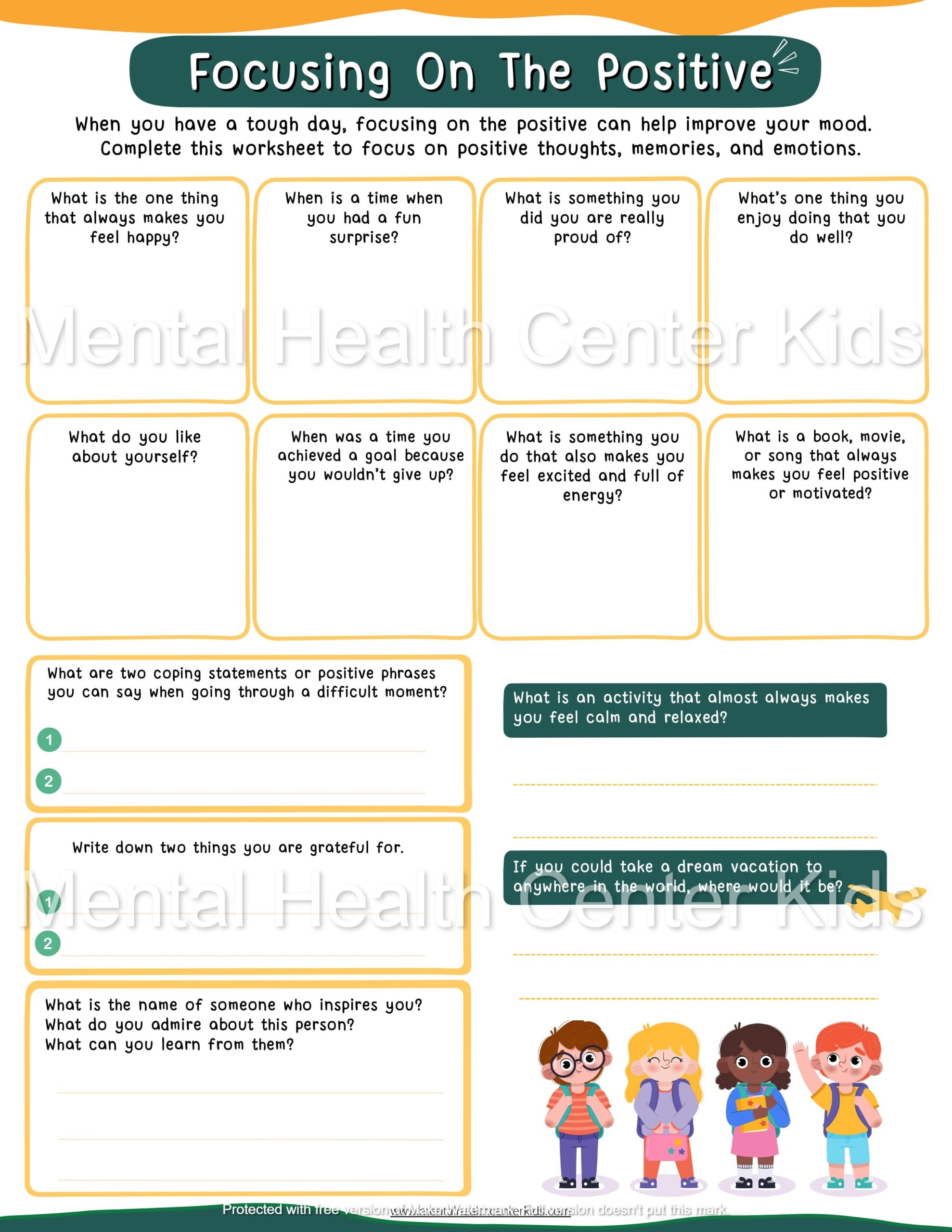 Positive Attitude Worksheets For Adults Worksheets Library
