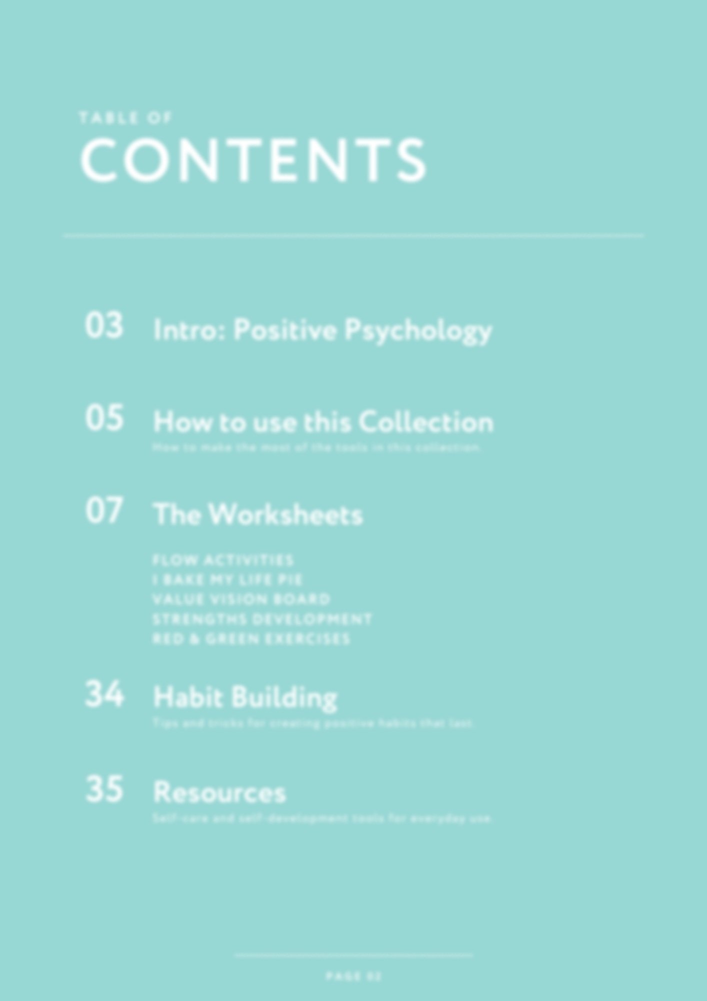 Positive Psychology Worksheets PDF Form Fill Out And Sign 