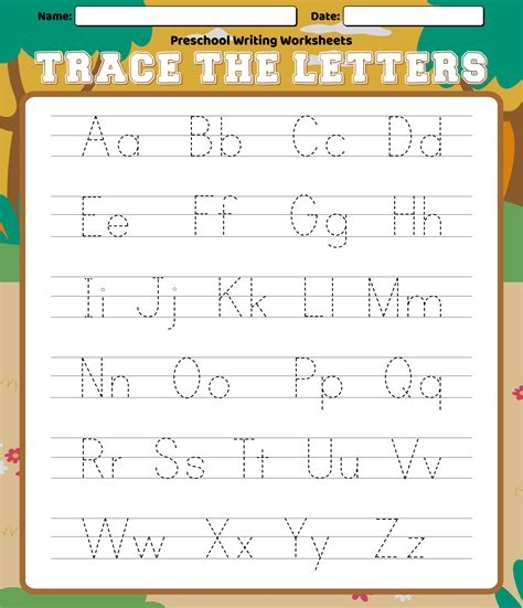 Practice Writing Letters Worksheets Library
