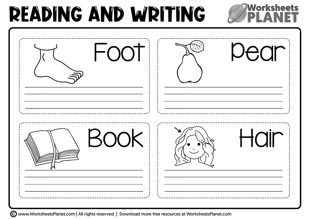 Pre Reading Worksheets Free Worksheets For Kindergarten