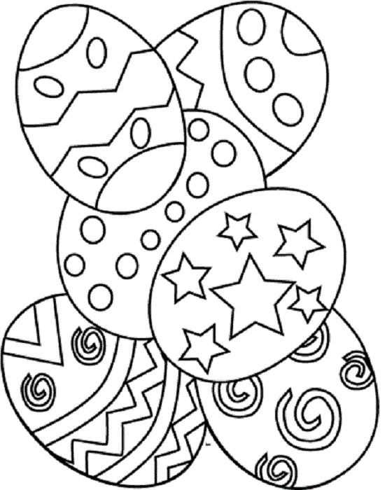 free printable preschool easter coloring pages