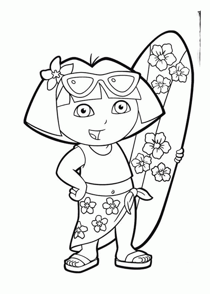 Preschool Summer Coloring Pages Coloring Home