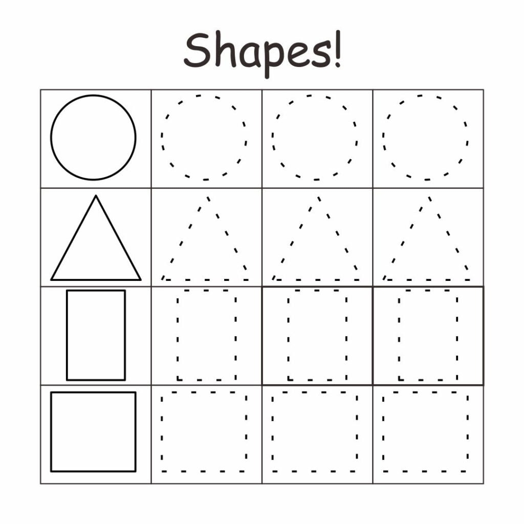 learning worksheets for 4 year olds