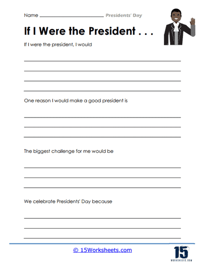 Presidents Day Worksheets Library