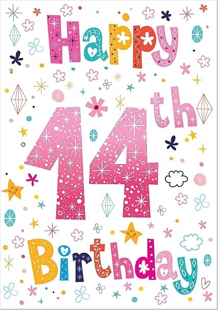 Printable 14th Birthday Cards Printable Birthday Card Vrogue co