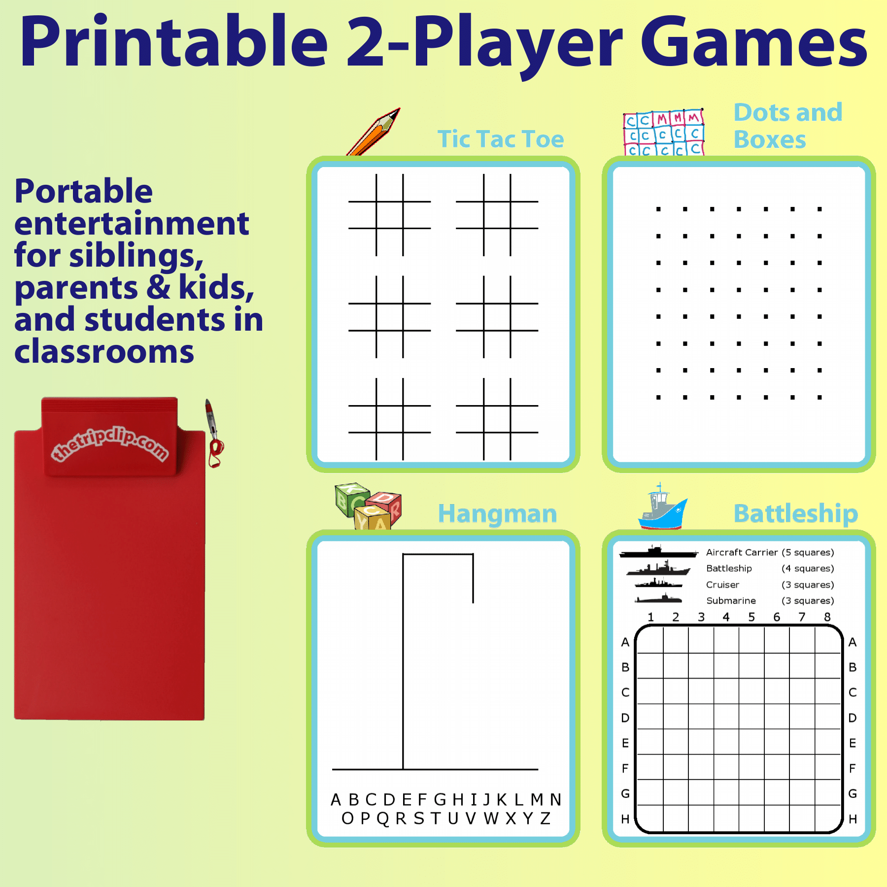 Printable 2 Player Games The Trip Clip Blog Worksheets Library