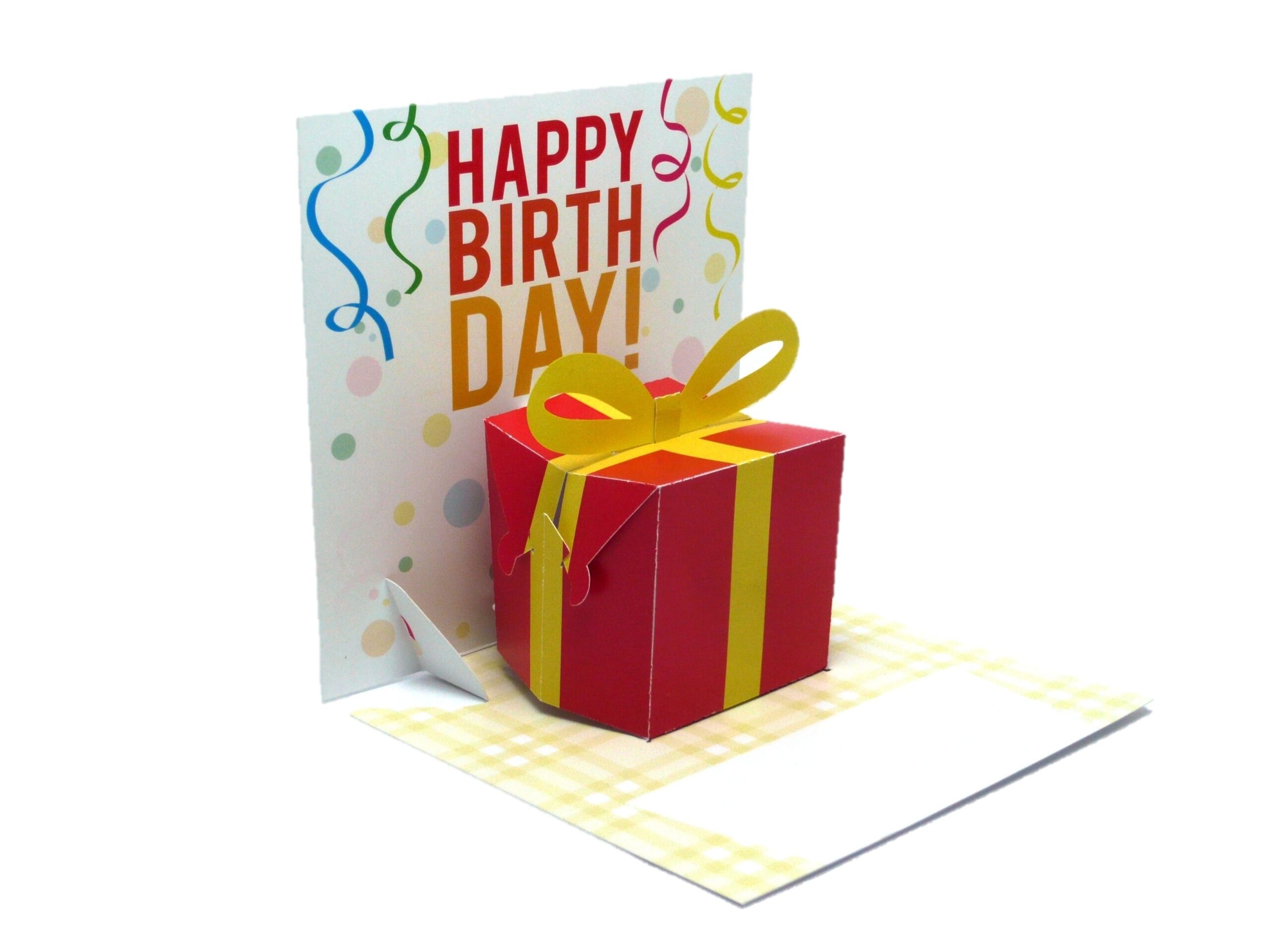 Printable 3D Birthday Card