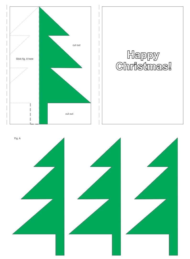 3d christmas cards printable