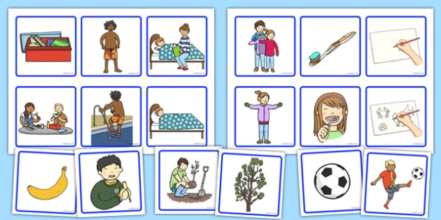 4 step sequencing cards printable