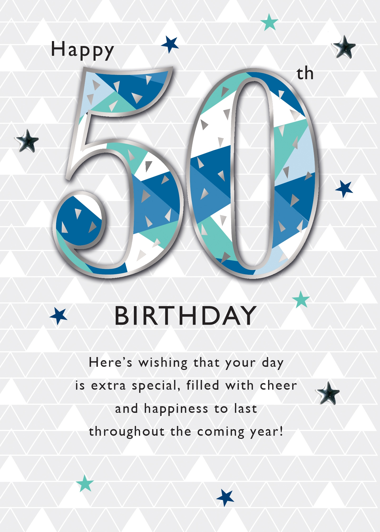 50th birthday greeting cards printable