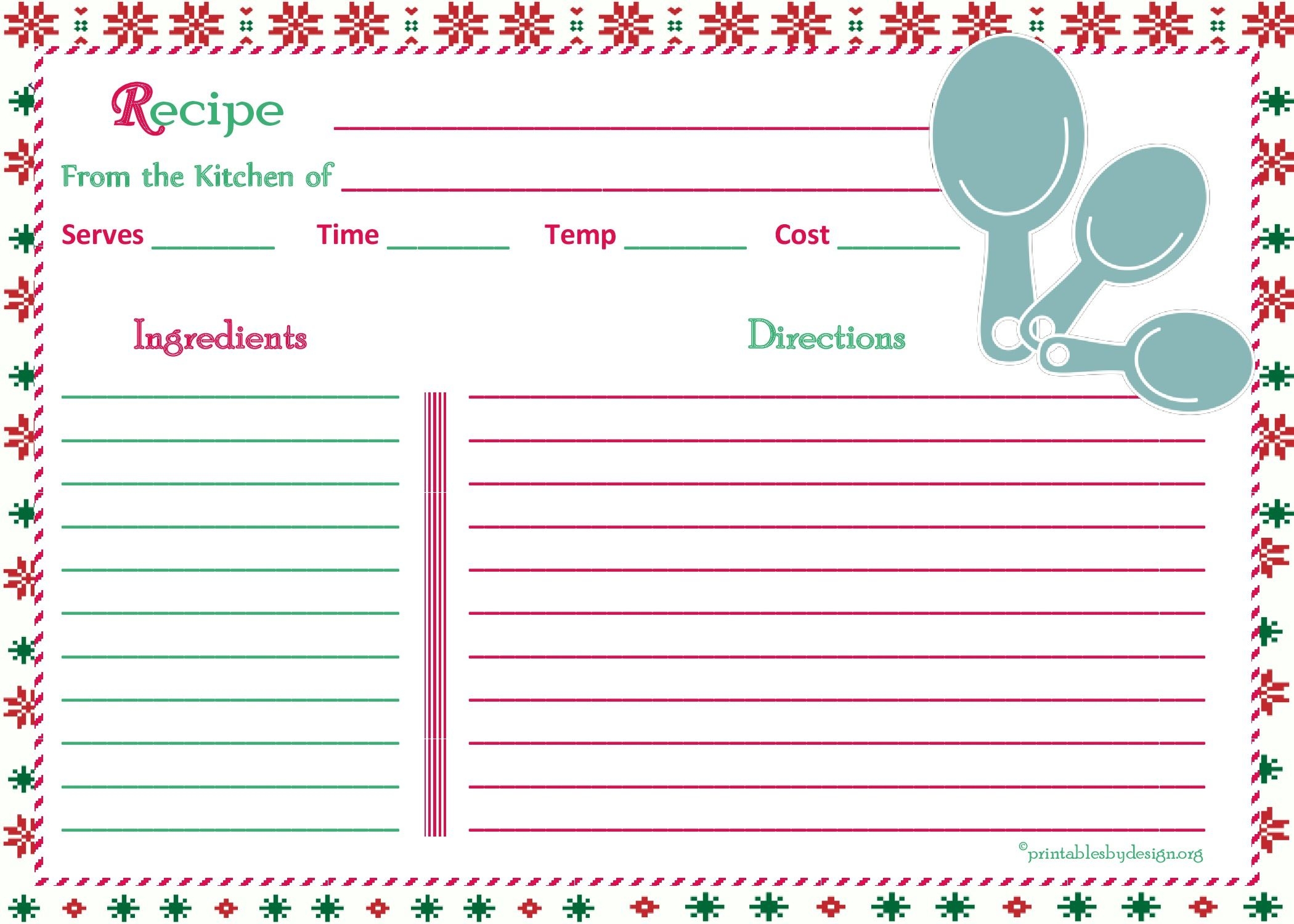 Printable 5x7 Cards