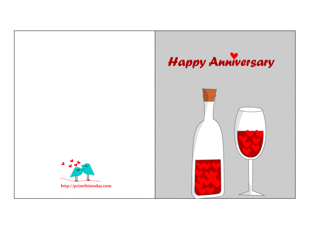 Printable Anniversary Cards Printable Thank You Cards Vrogue co