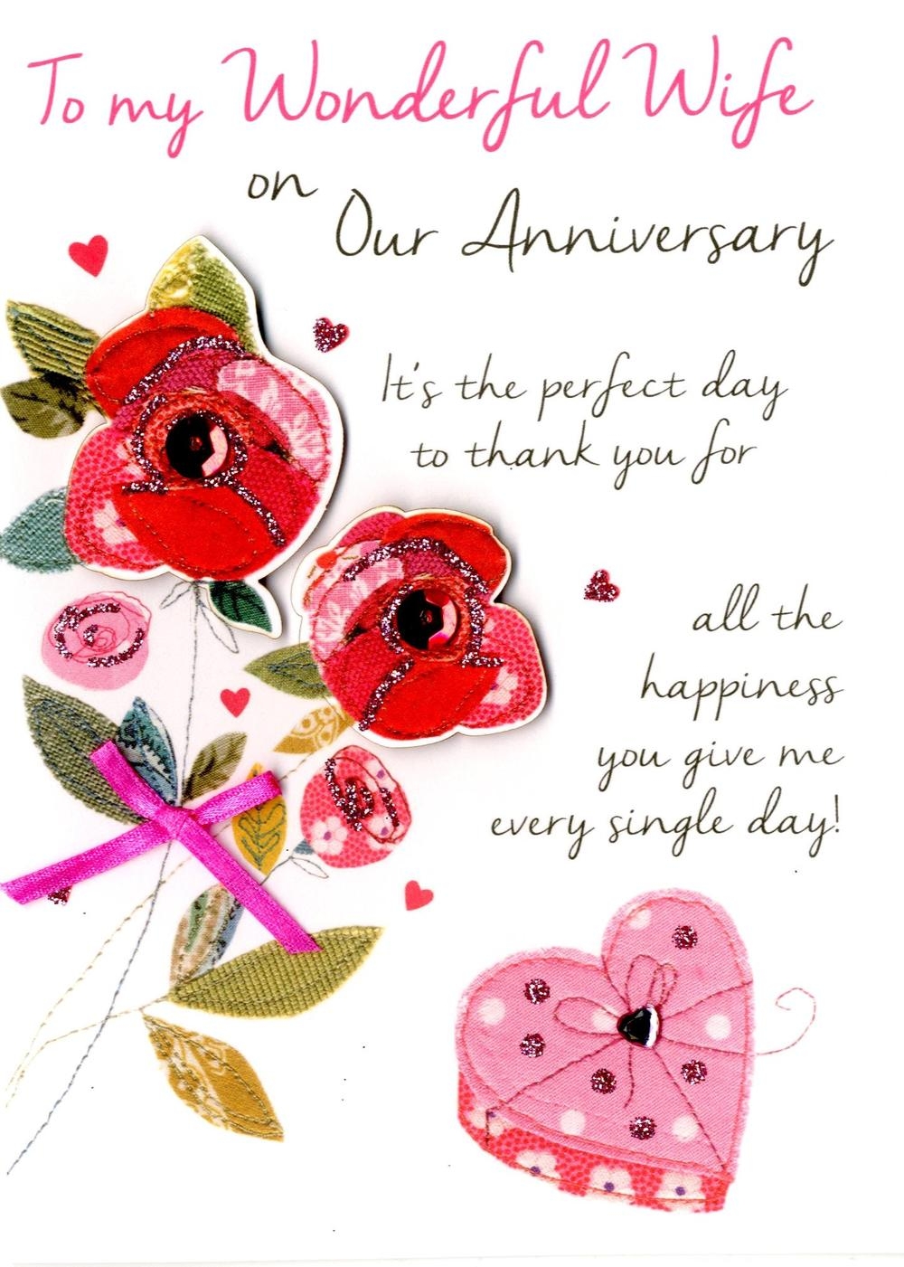 Printable Anniversary Cards Wife