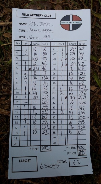 3d archery score cards printable