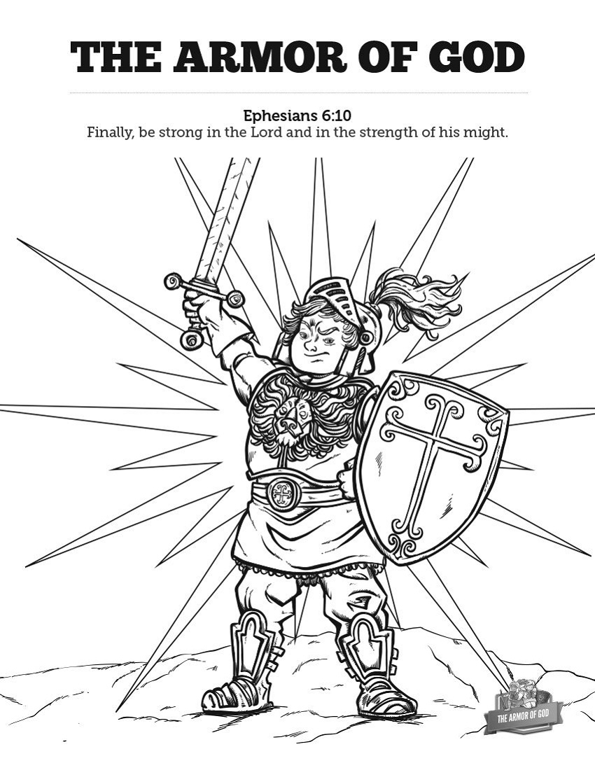 Printable Armor Of God Worksheets