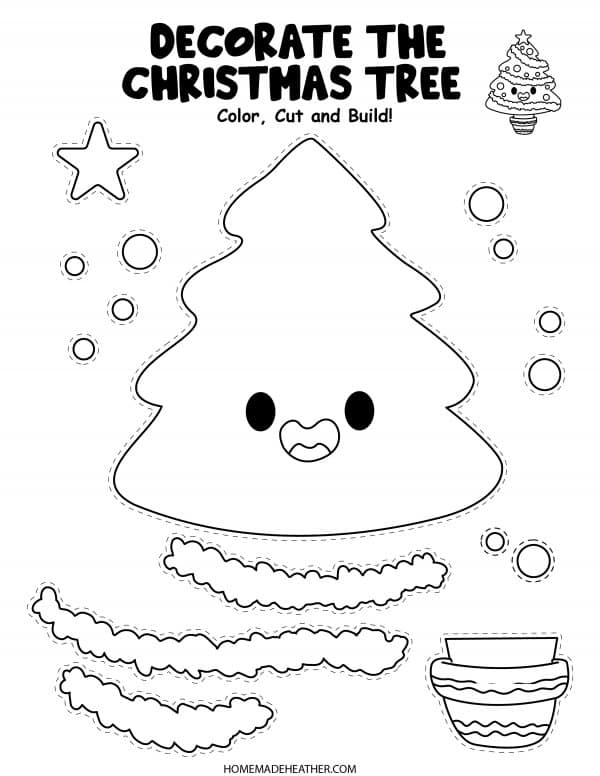 free printable christmas crafts for kids pdf