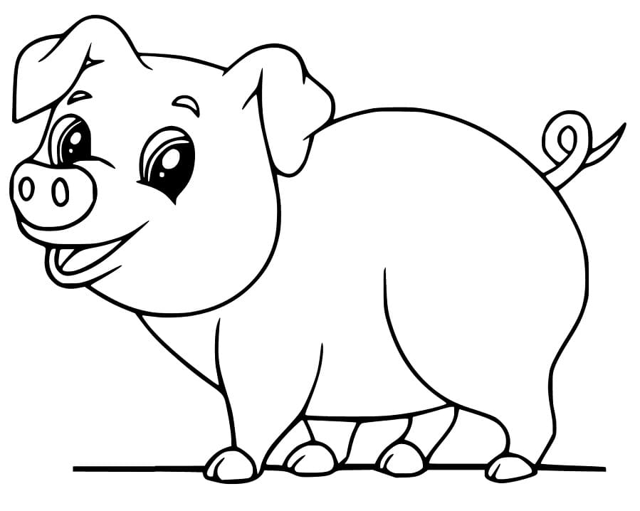 Printable Baby Pig Coloring Page Free Printable Coloring Pages For Kids