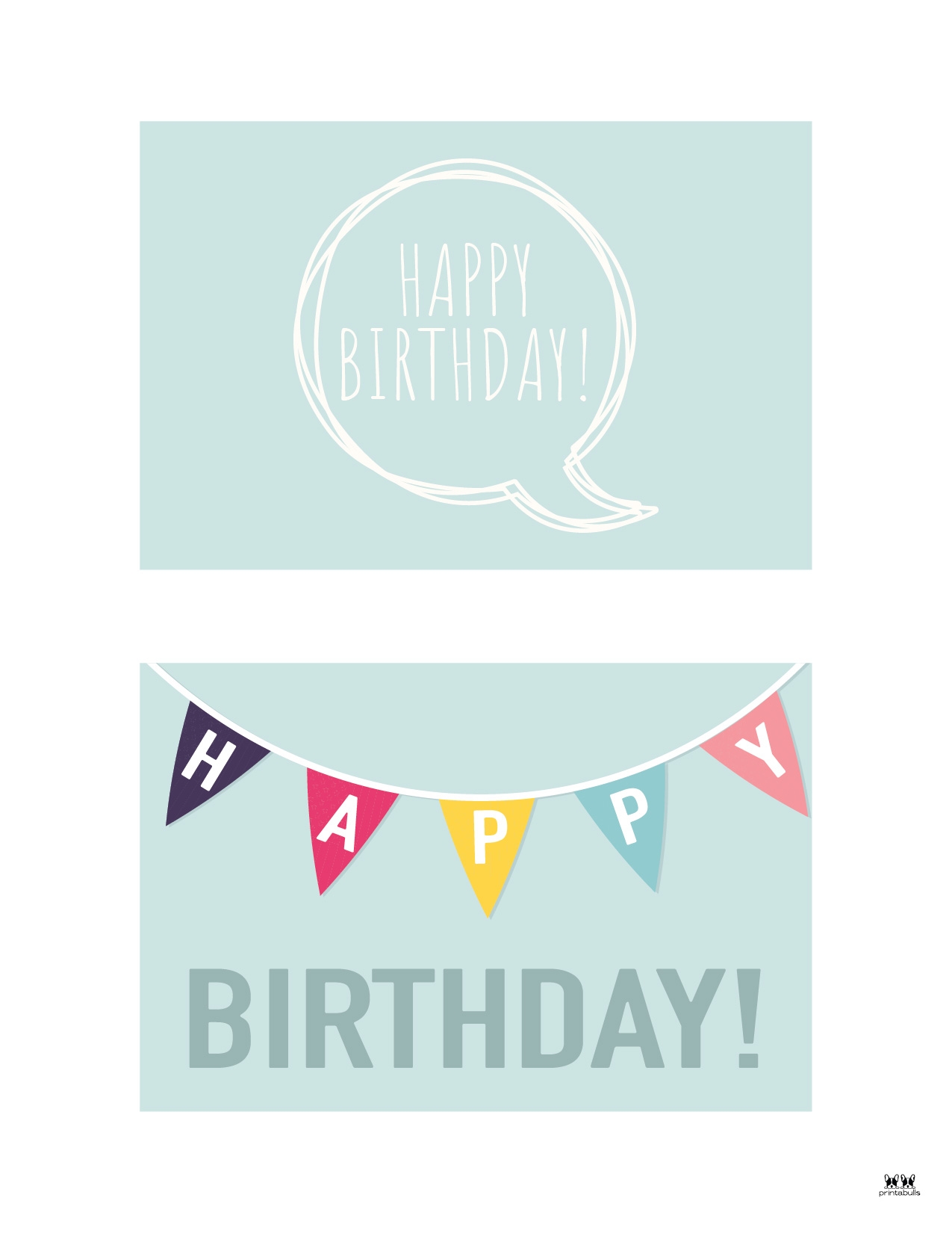 2nd birthday cards printable