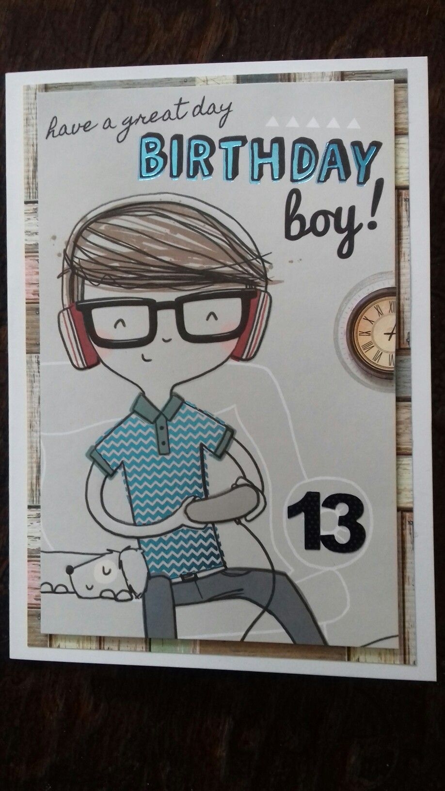Printable Birthday Cards 13 Year Old Boy Ida M Lott