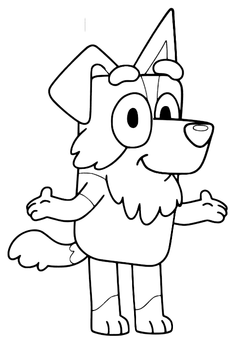 Printable Bluey Figures