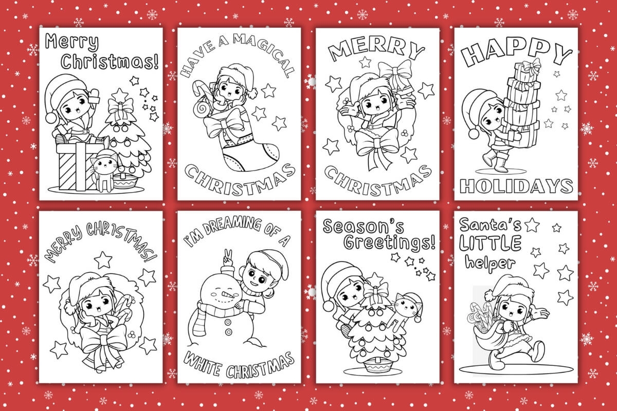 21 free printable christmas cards