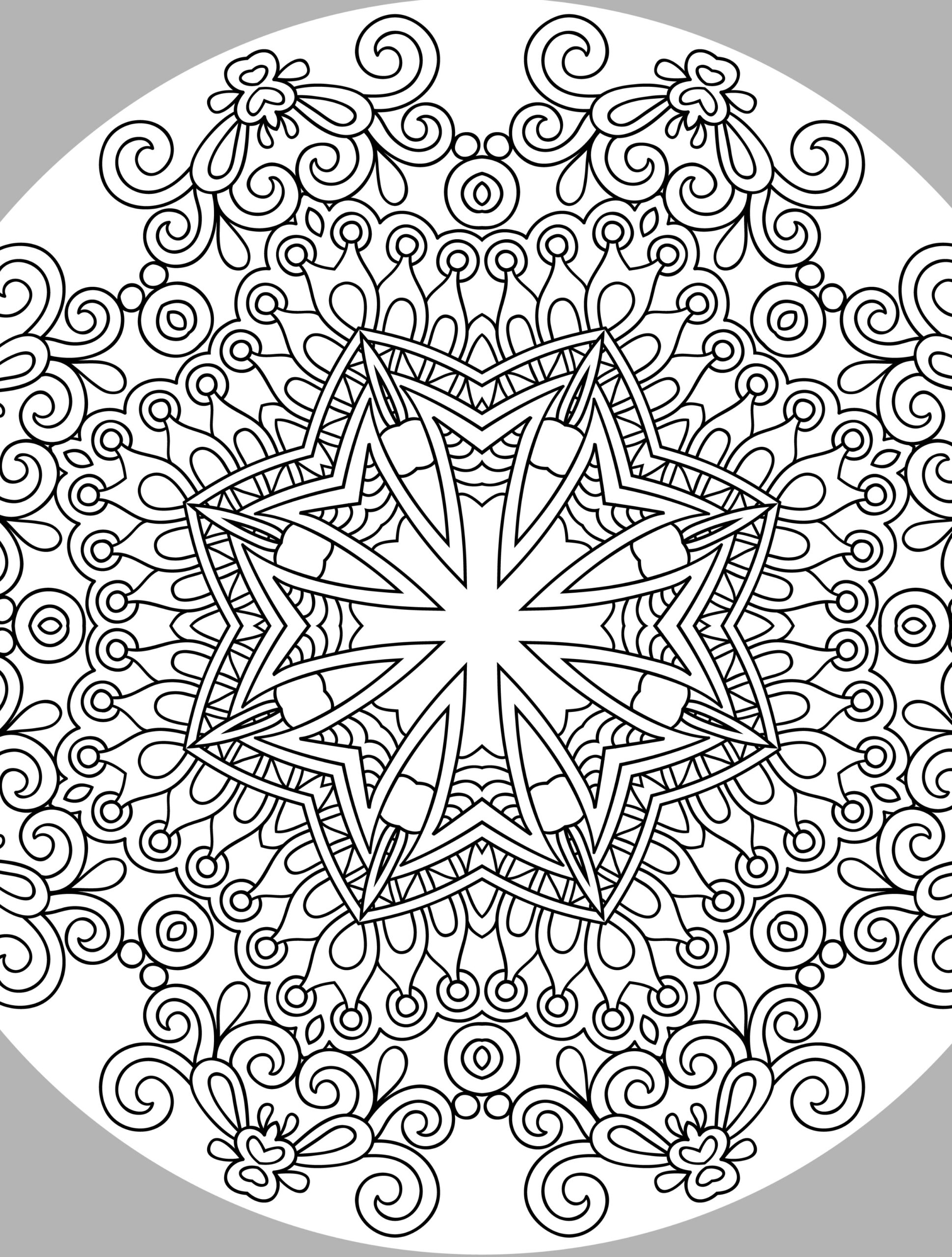 Adult Coloring Printable Pages
