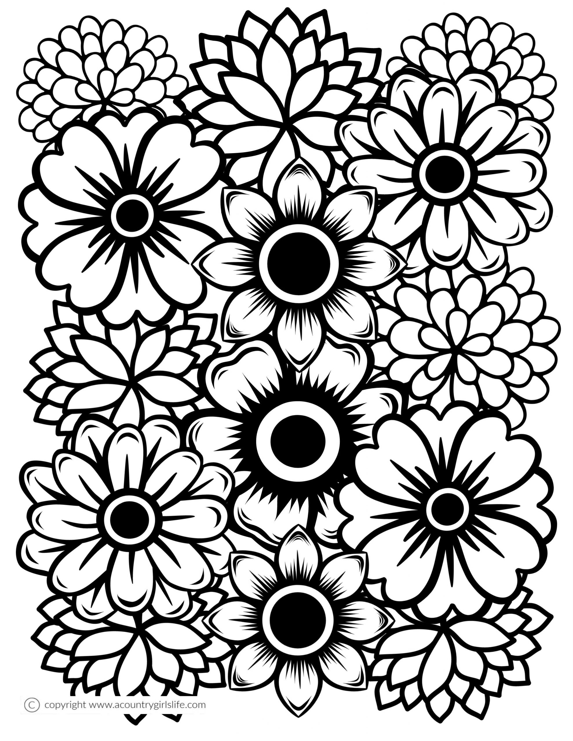 Printable Color Pictures Of Flowers Prntbl concejomunicipaldechinu gov co