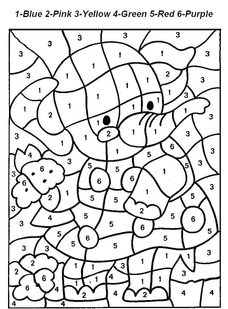 Printable Coloring Pages Color By Number