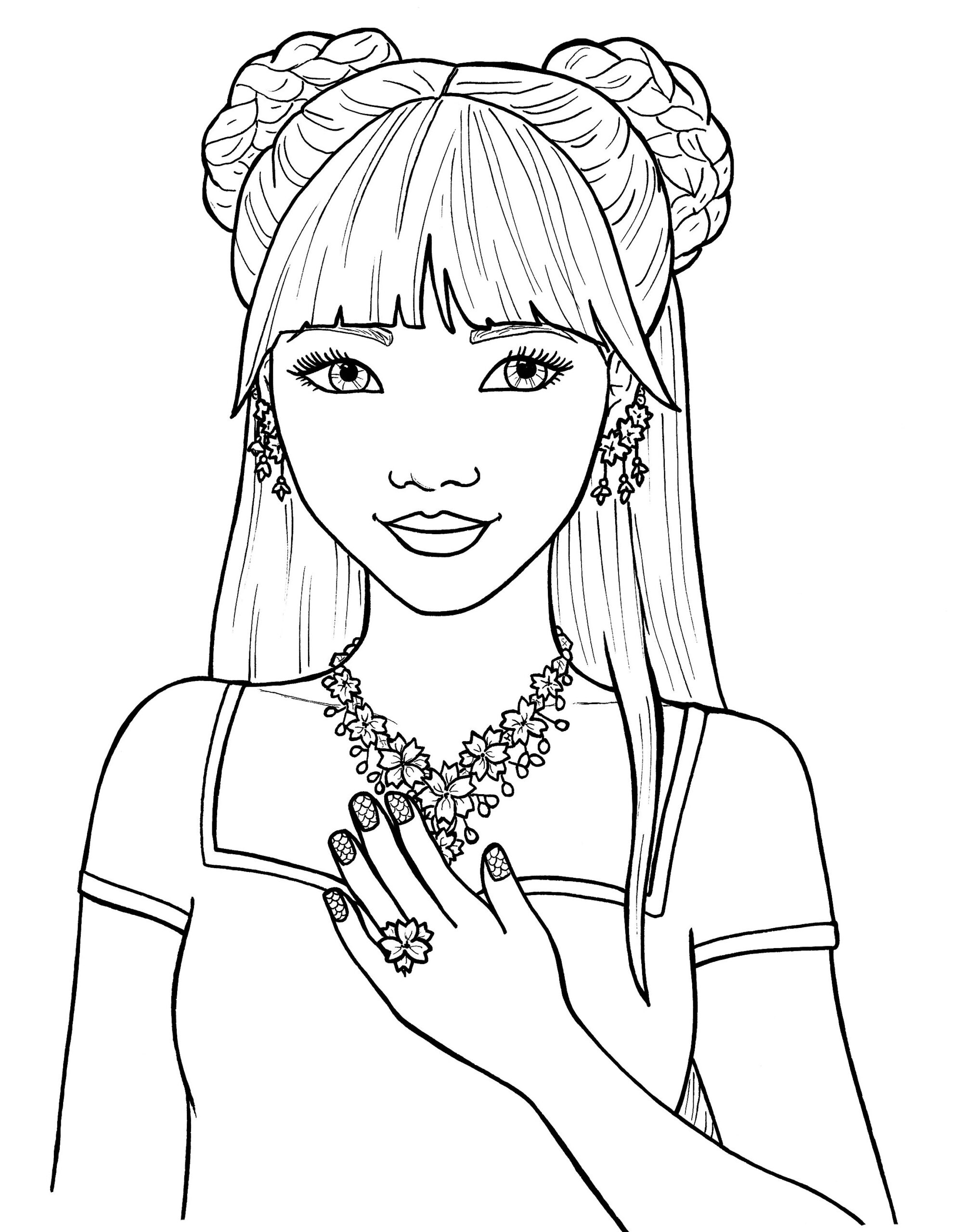 free printable coloring pages for girls kids