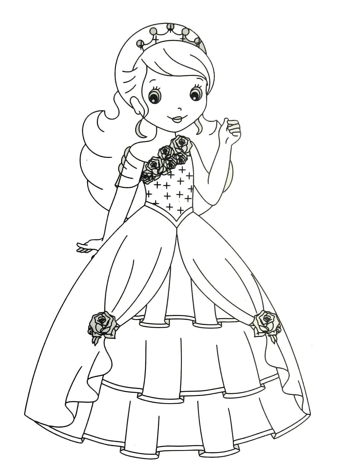 Coloring Pages Princess Printable