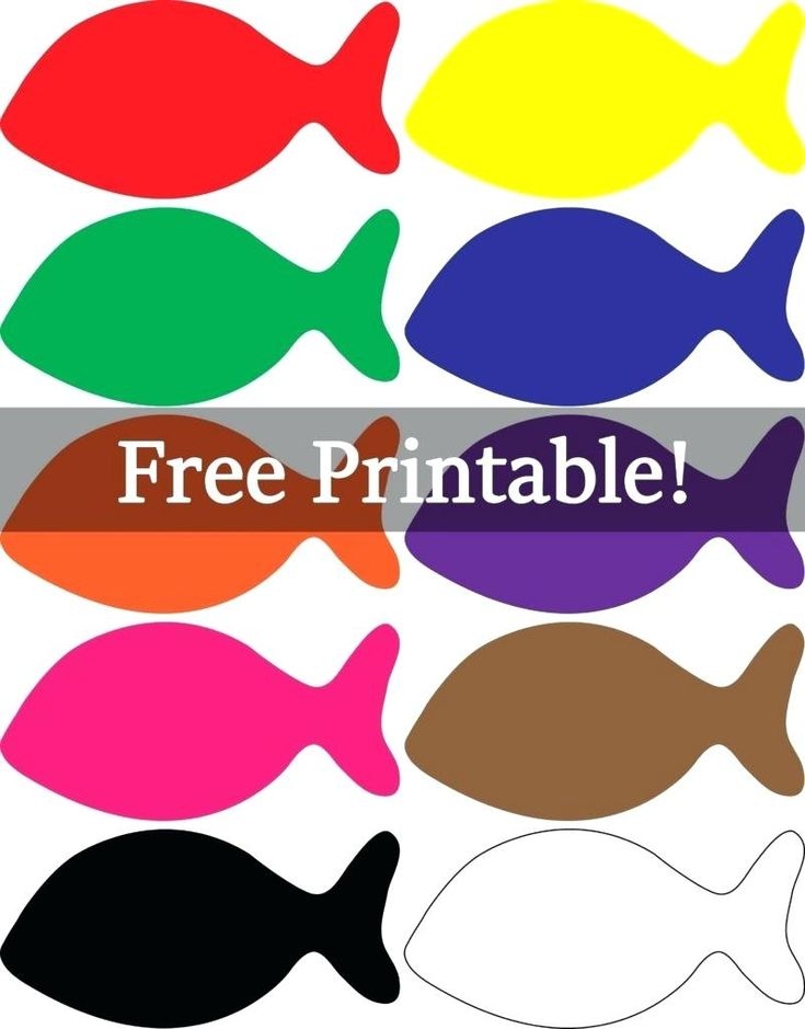 Printable Coloured Fish Printable Word Searches