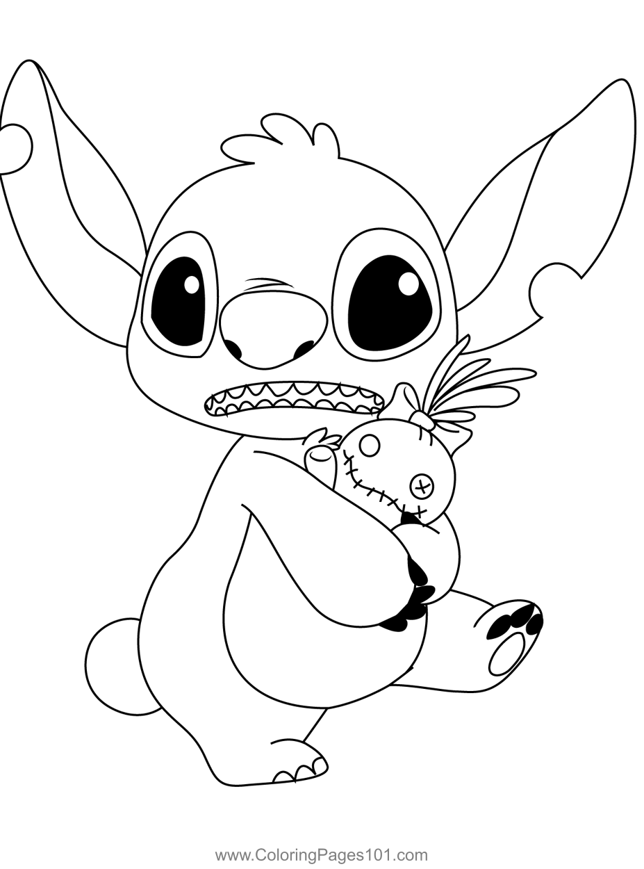 printable stitch pictures to color