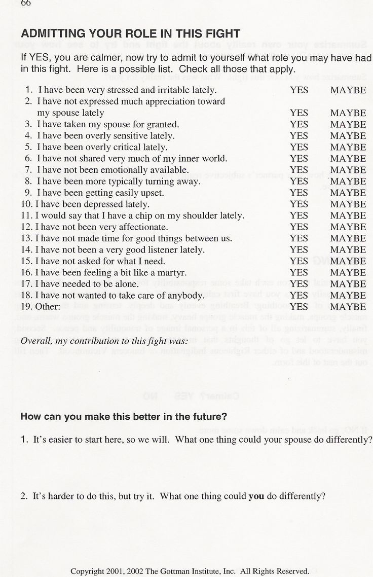 Printable Couples Therapy Worksheets Printable Worksheets
