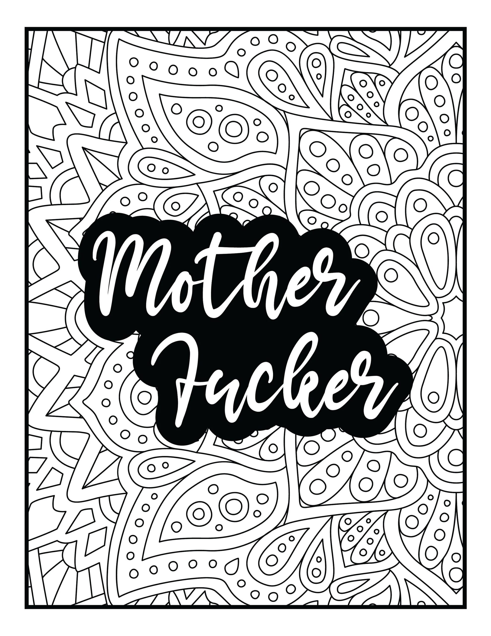 free printable cuss word coloring pages for adults