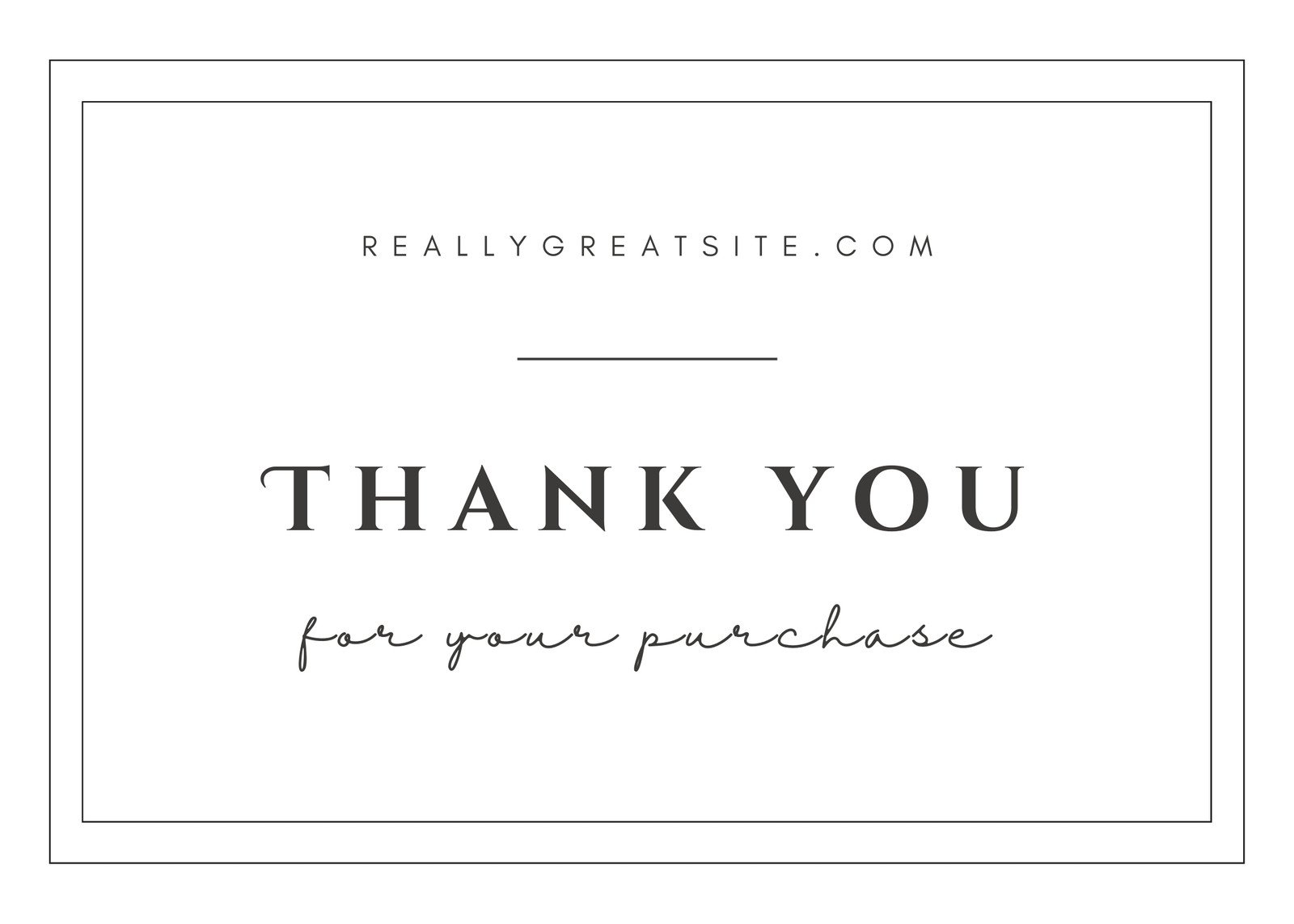 Printable Customizable Thank You Card Templates Canva Eduaspirant