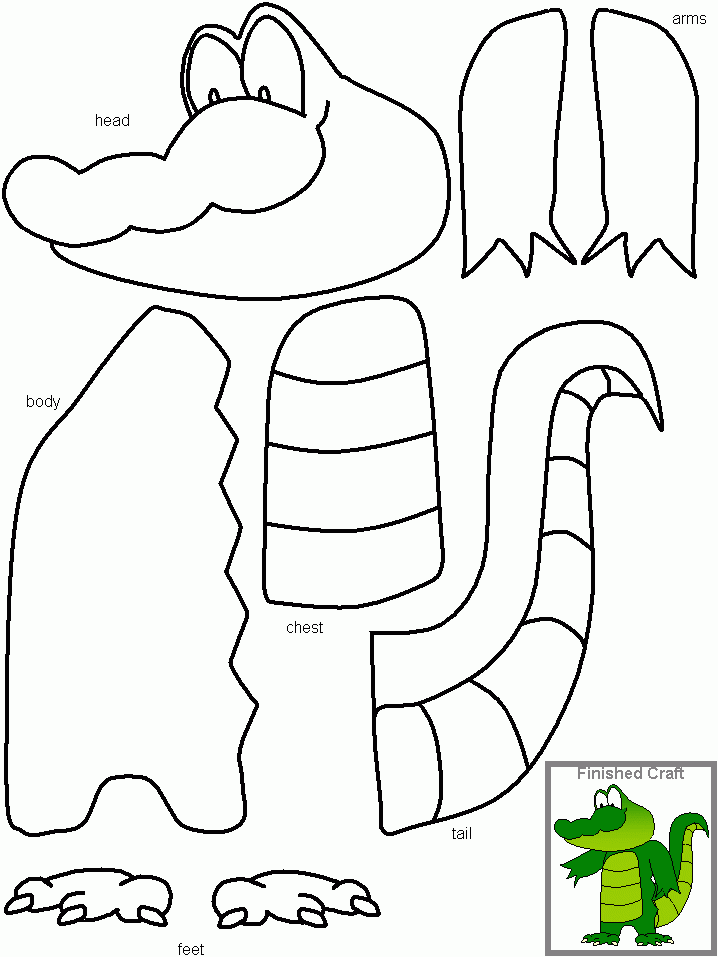 Printable Cut Out Crafts