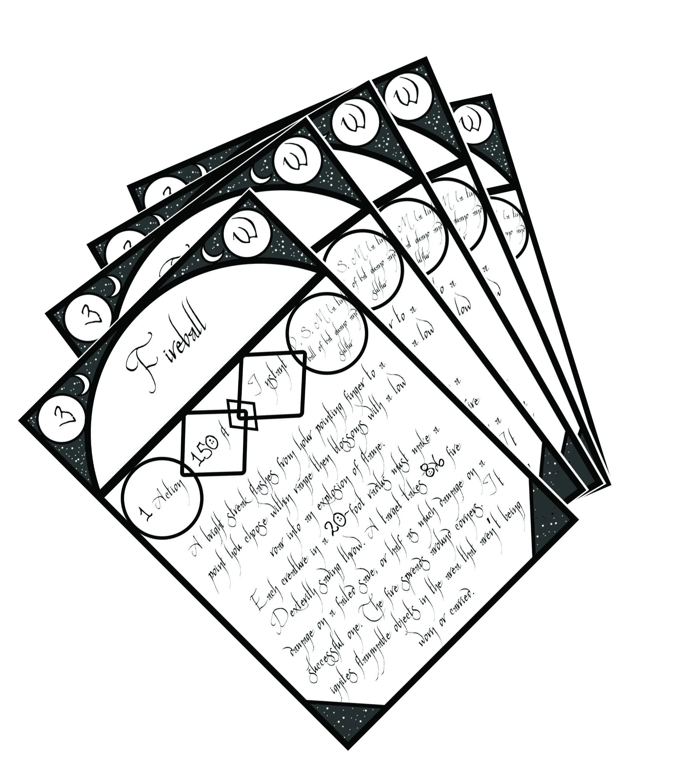 Printable D D Spell Cards Printable Calendars AT A GLANCE