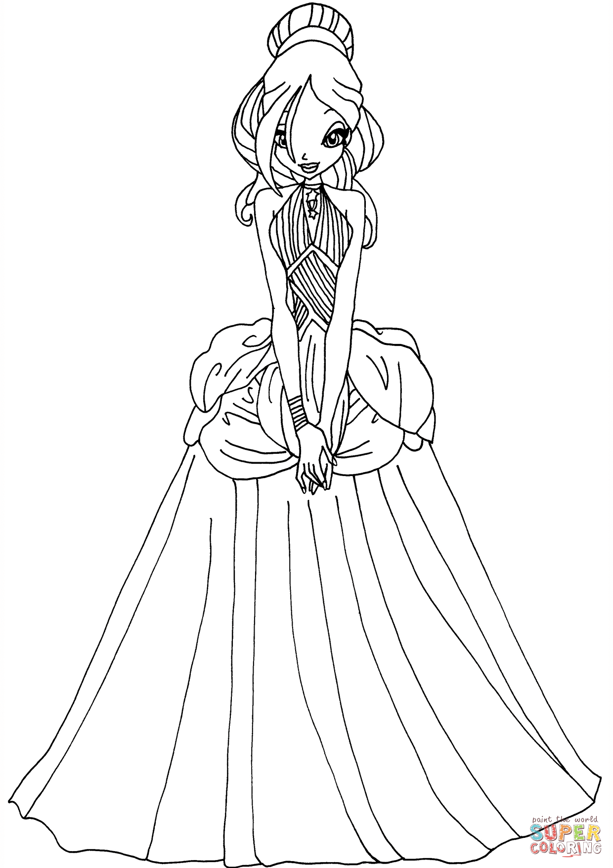 Printable Dresses Coloring Pages At GetColorings Free Printable 