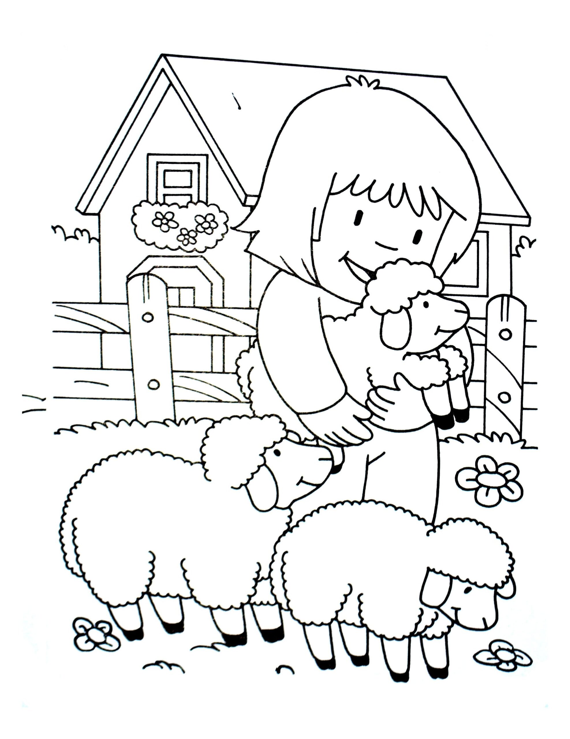 Printable Farm Coloring Pages Free Printable Templates