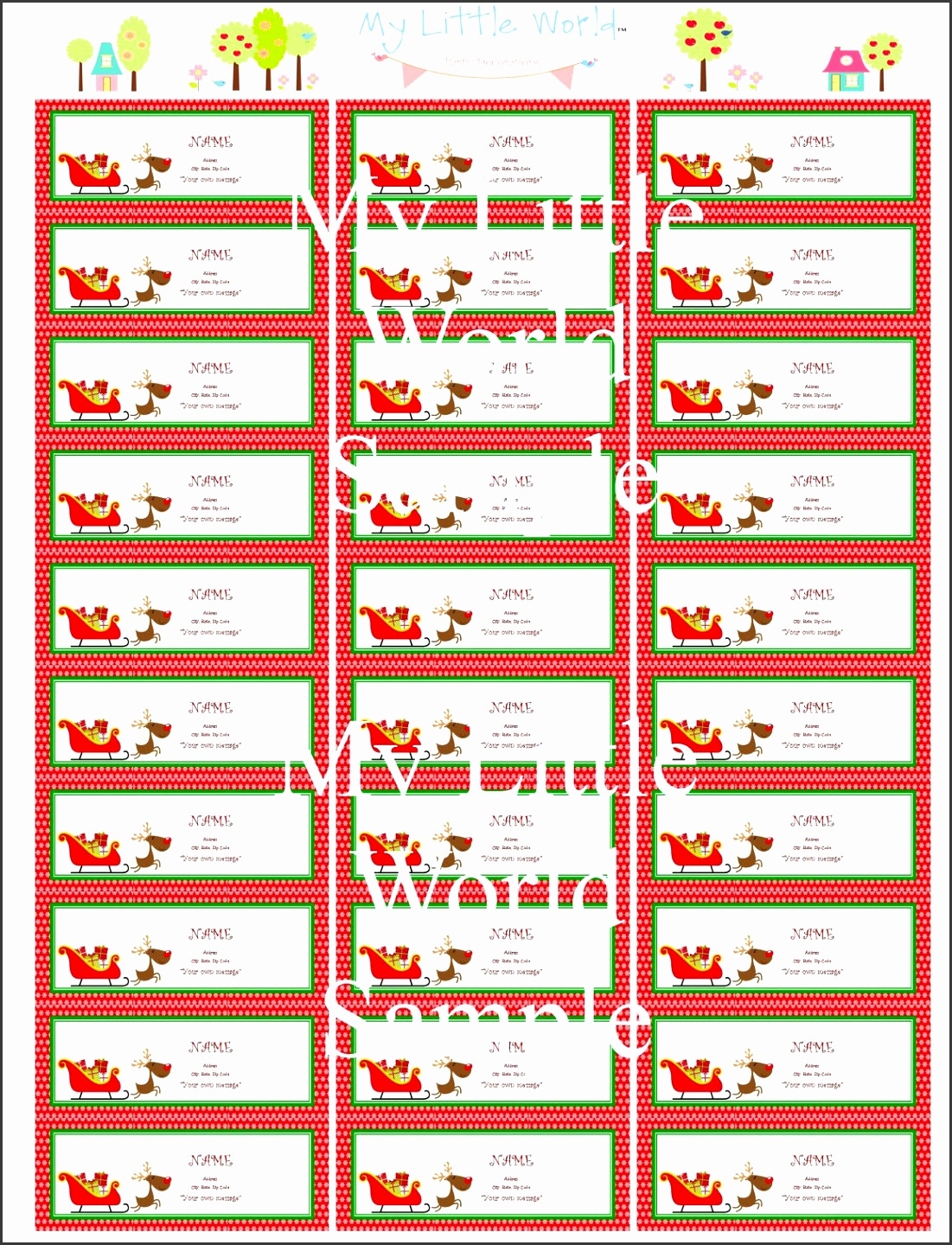 Printable FREE Address Labels Printable Labels