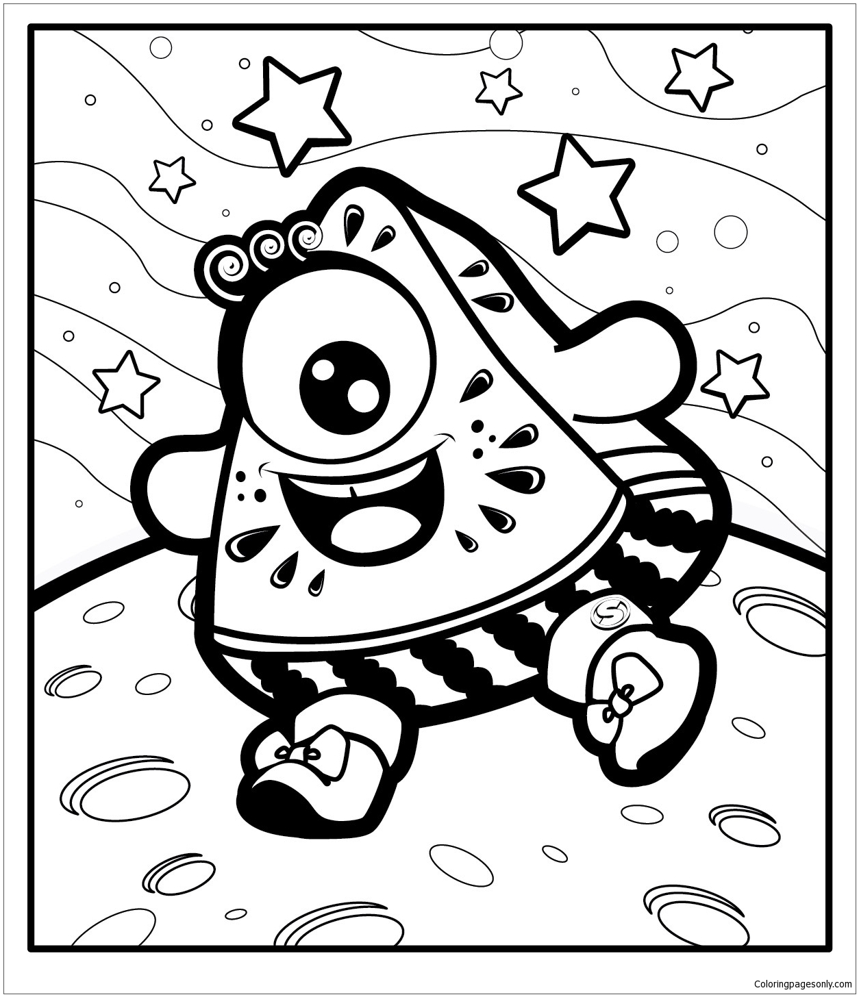 Printable Funny People Coloring Pages