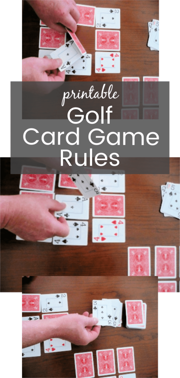 Printable Golf Card Game Rules