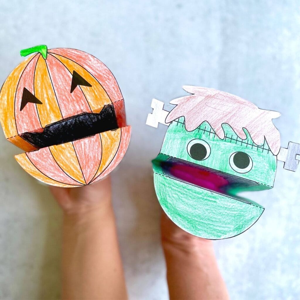 halloween crafts for kids printable pdf free