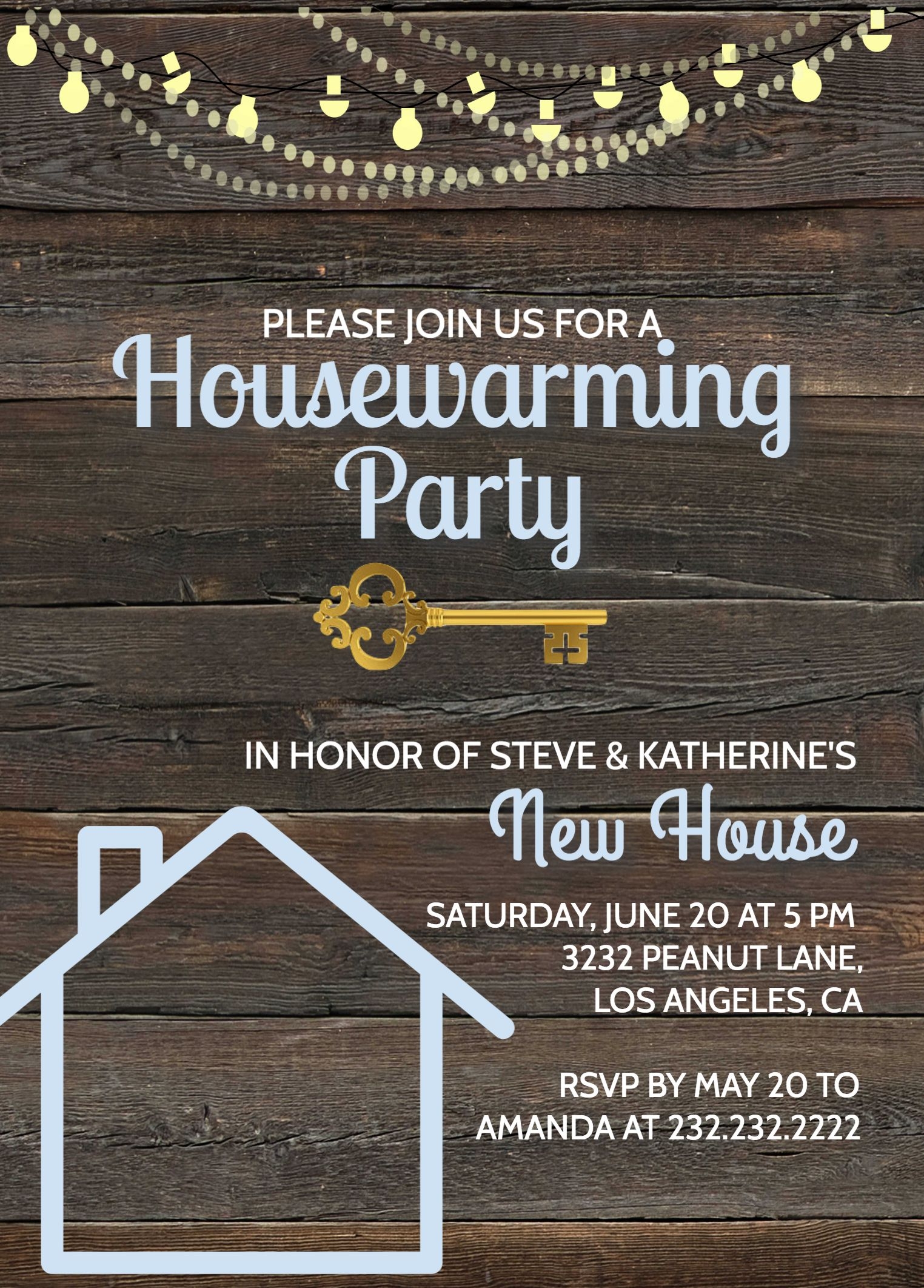 Printable House Warming Invitation Printable Calendars AT A GLANCE
