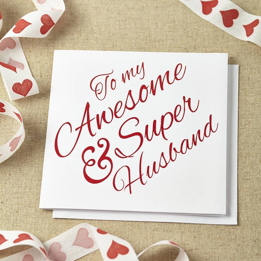 Printable Husband Anniversary Cards