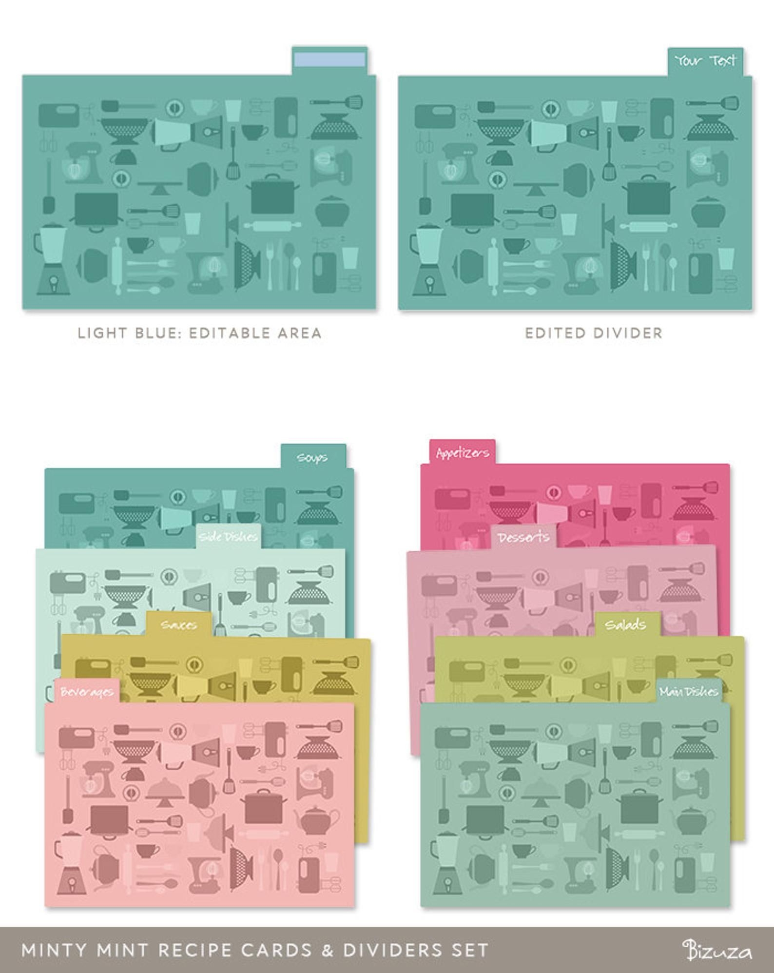 Printable Index Card Dividers Printable Word Searches