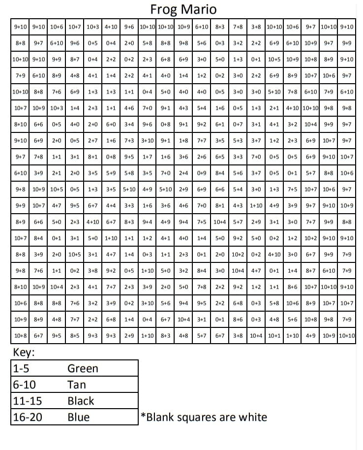Printable Mario Color By Number Coloring Page Free Printable Coloring 