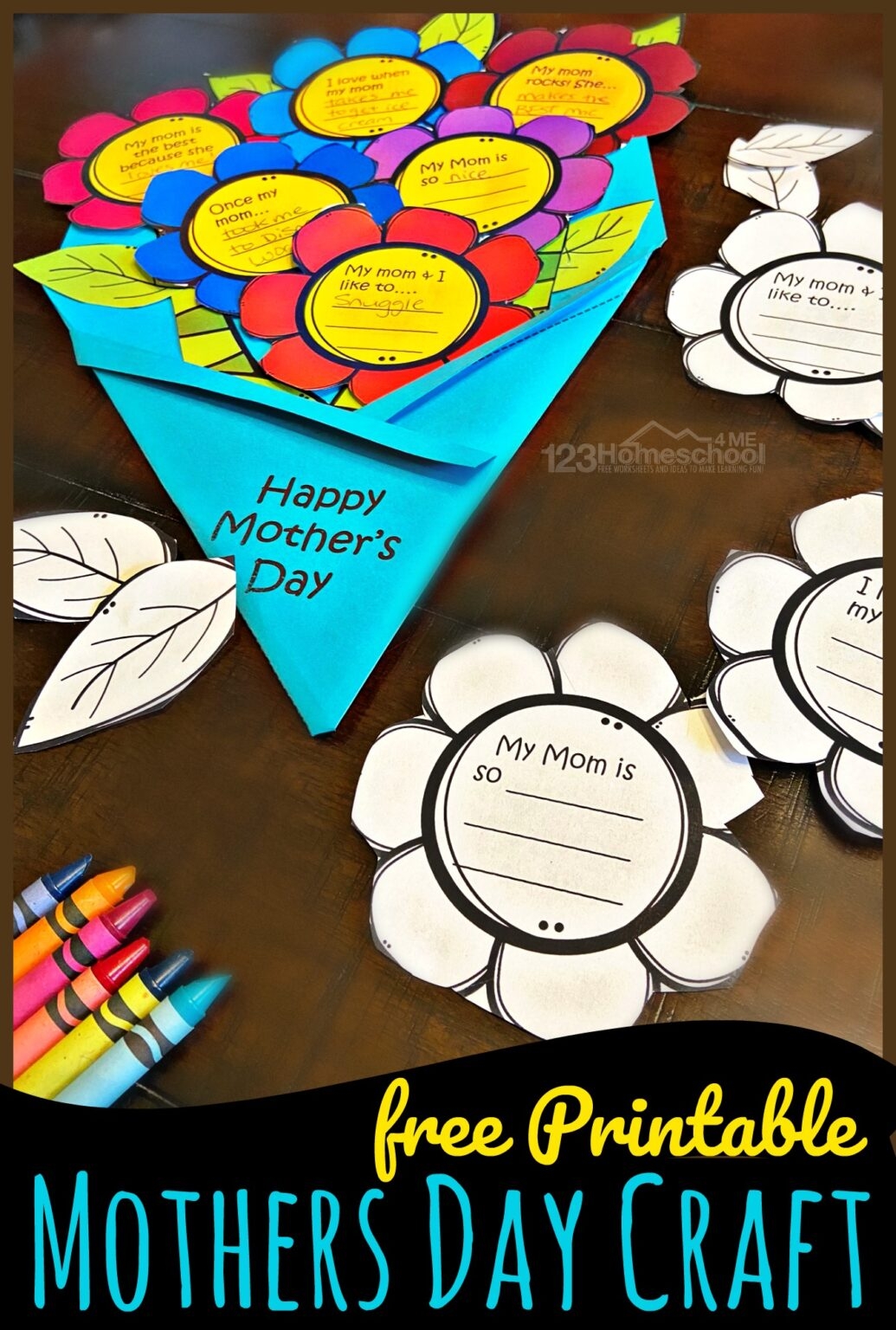 mothers day crafts for kids free printable